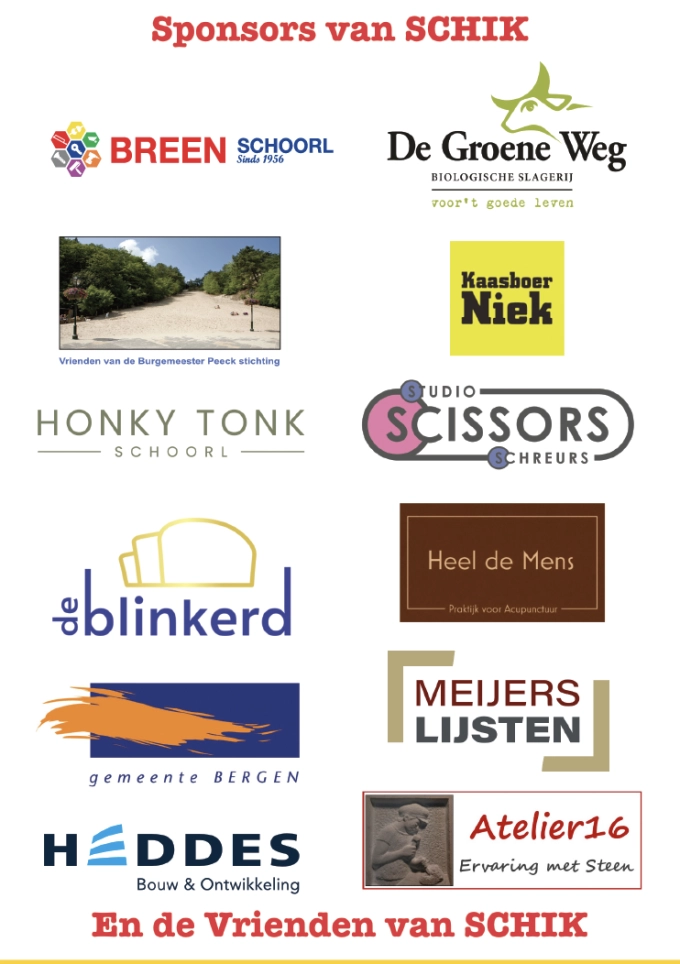 Onze sponsors van 2026